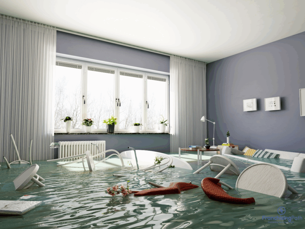 Cleaning and packing service restoring items after fire or flood damage